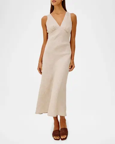 Rails Avianna Linen Maxi Dress | Thumbnail 3 Rails Avianna Linen Maxi Dress | Thumbnail 3