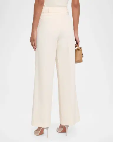 Elie Tahari Pintuck Straight-Leg Pants | Thumbnail 2 Elie Tahari Pintuck Straight-Leg Pants | Thumbnail 2
