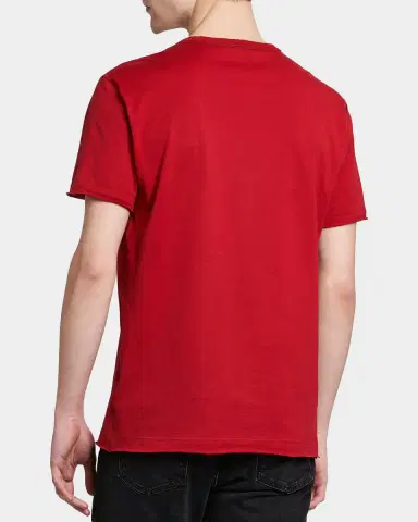 Dolce & Gabbana Men's Cotton Embroidered-Crest Crewneck T-Shirt | Thumbnail 2 Dolce & Gabbana Men's Cotton Embroidered-Crest Crewneck T-Shirt | Thumbnail 2