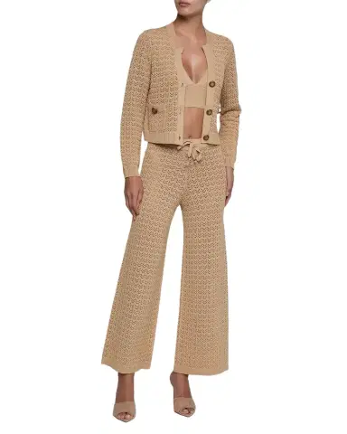 L'Agence Orla Pointelle Knit Cardigan | Thumbnail 1 L'Agence Orla Pointelle Knit Cardigan | Thumbnail 1