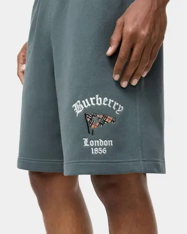 Burberry Men's Check Flag Cotton Shorts | Thumbnail 2 Burberry Men's Check Flag Cotton Shorts | Thumbnail 2