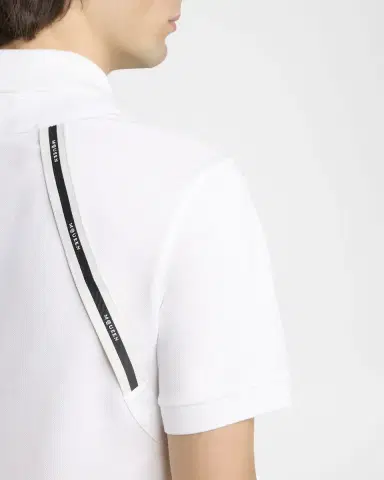 McQueen Men's Harness Cotton Pique Polo Shirt | Thumbnail 4 McQueen Men's Harness Cotton Pique Polo Shirt | Thumbnail 4