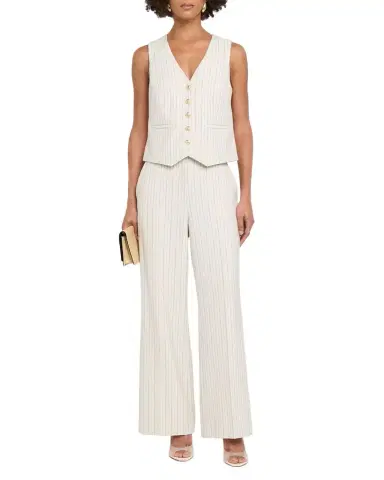 Elie Tahari The Liliana Striped Straight-Leg Pants | Thumbnail 1 Elie Tahari The Liliana Striped Straight-Leg Pants | Thumbnail 1