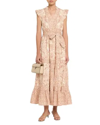 Elie Tahari The Eden Tiered Floral-Print Cotton Maxi Dress | Thumbnail 1 Elie Tahari The Eden Tiered Floral-Print Cotton Maxi Dress | Thumbnail 1
