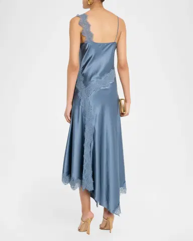 Veronica Beard Vernon Lace Silk Slip Dress | Thumbnail 2 Veronica Beard Vernon Lace Silk Slip Dress | Thumbnail 2