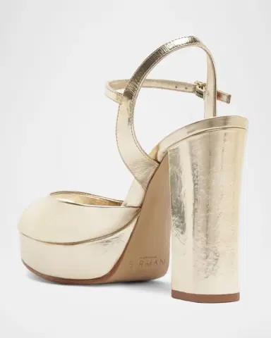 Alexandre Birman 110mm Amy Metallic Platform Sandals | Thumbnail 2 Alexandre Birman 110mm Amy Metallic Platform Sandals | Thumbnail 2