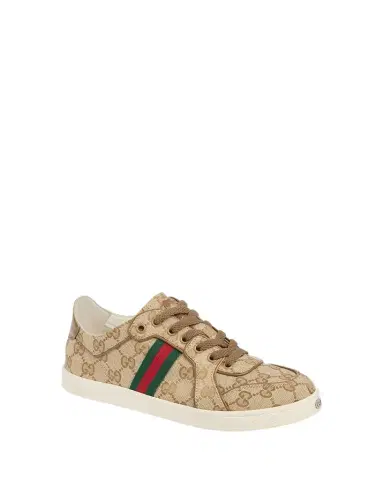 Gucci Stretch GG Canvas Low-Top Sneakers | Thumbnail 1 Gucci Stretch GG Canvas Low-Top Sneakers | Thumbnail 1
