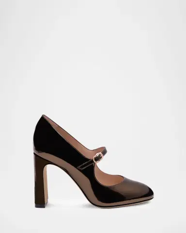Stuart Weitzman Babette 85mm Patent Leather Mary Jane Pumps | Thumbnail 3 Stuart Weitzman Babette 85mm Patent Leather Mary Jane Pumps | Thumbnail 3