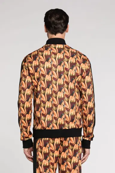 Roberto Cavalli Graphic-Print Track Jacket | Thumbnail 4 Roberto Cavalli Graphic-Print Track Jacket | Thumbnail 4