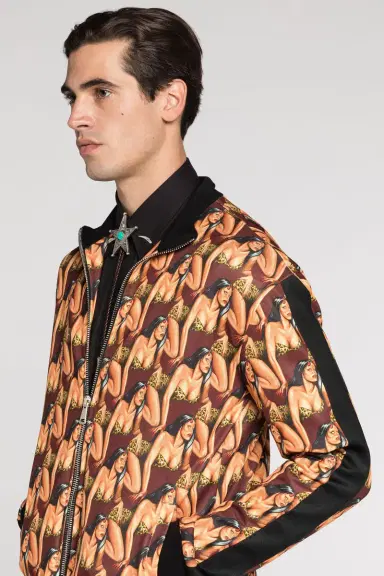 Roberto Cavalli Graphic-Print Track Jacket | Thumbnail 5 Roberto Cavalli Graphic-Print Track Jacket | Thumbnail 5