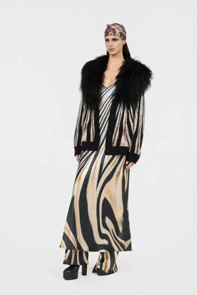 Roberto Cavalli Zebra Print Slip Dress | Thumbnail 6 Roberto Cavalli Zebra Print Slip Dress | Thumbnail 6