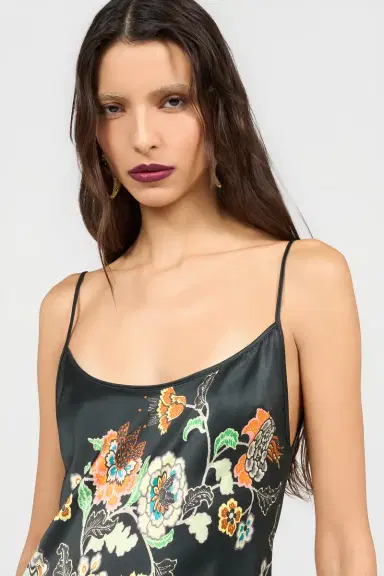 Roberto Cavalli Kimono Print Silk Dress | Thumbnail 4 Roberto Cavalli Kimono Print Silk Dress | Thumbnail 4