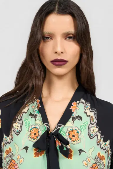 Roberto Cavalli Kimono Print Mini Dress | Thumbnail 4 Roberto Cavalli Kimono Print Mini Dress | Thumbnail 4