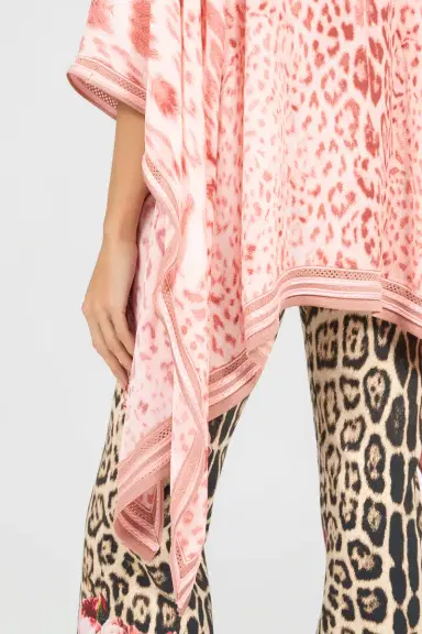 Roberto Cavalli Jaguar Pink Print Kaftan | Thumbnail 5 Roberto Cavalli Jaguar Pink Print Kaftan | Thumbnail 5