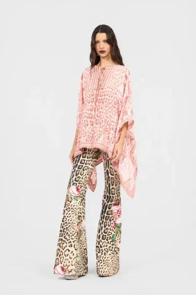 Roberto Cavalli Jaguar Pink Print Kaftan | Thumbnail 6 Roberto Cavalli Jaguar Pink Print Kaftan | Thumbnail 6
