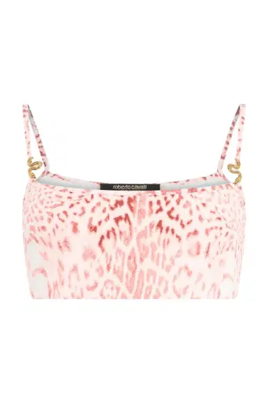Roberto Cavalli Jaguar Pink Print Top | Thumbnail 1 Roberto Cavalli Jaguar Pink Print Top | Thumbnail 1