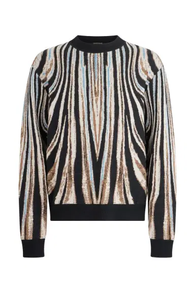 Roberto Cavalli Sweater With Zebra Print | Thumbnail 1 Roberto Cavalli Sweater With Zebra Print | Thumbnail 1