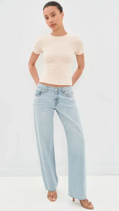 Fleur du Mal Cotton T-Shirt Tahini | Thumbnail 5 Fleur du Mal Cotton T-Shirt Tahini | Thumbnail 5