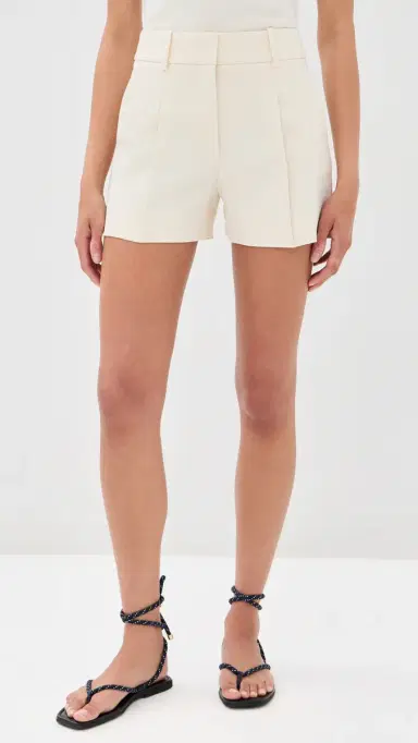 Veronica Beard Craig Shorts Ecru | Thumbnail 2 Veronica Beard Craig Shorts Ecru | Thumbnail 2