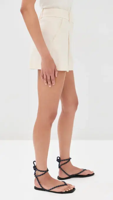 Veronica Beard Craig Shorts Ecru | Thumbnail 4 Veronica Beard Craig Shorts Ecru | Thumbnail 4