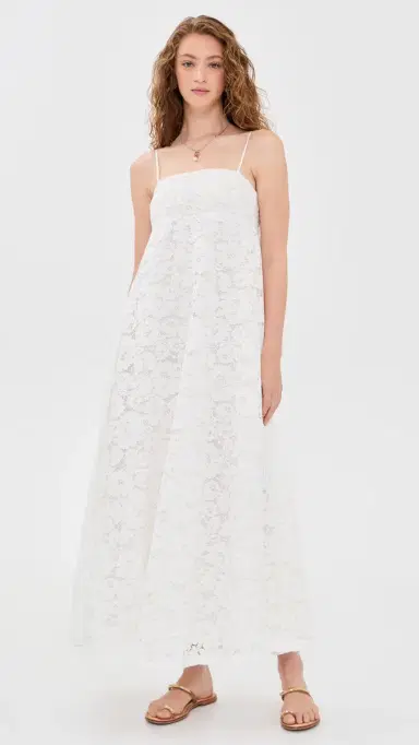 VRG GRL Bianca Lace Maxi Dress White White | Thumbnail 2 VRG GRL Bianca Lace Maxi Dress White White | Thumbnail 2