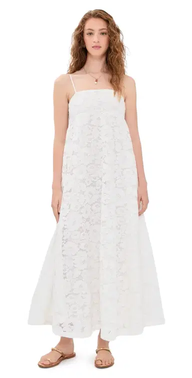 VRG GRL Bianca Lace Maxi Dress White White | Thumbnail 1 VRG GRL Bianca Lace Maxi Dress White White | Thumbnail 1