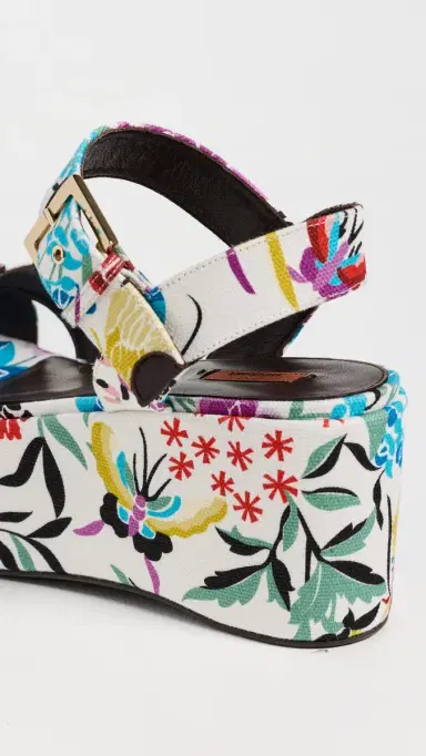 Missoni Julia Platform Sandals Julia Canvas Samoa Floral Print | Thumbnail 4 Missoni Julia Platform Sandals Julia Canvas Samoa Floral Print | Thumbnail 4