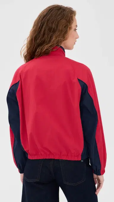 Sporty & Rich ignature NY Contrast Jacket Ruby/Navy White | Thumbnail 3 Sporty & Rich ignature NY Contrast Jacket Ruby/Navy White | Thumbnail 3