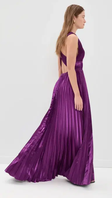 Ulla Johnson Lena Sleeveless Satin Gown | Thumbnail 4 Ulla Johnson Lena Sleeveless Satin Gown | Thumbnail 4