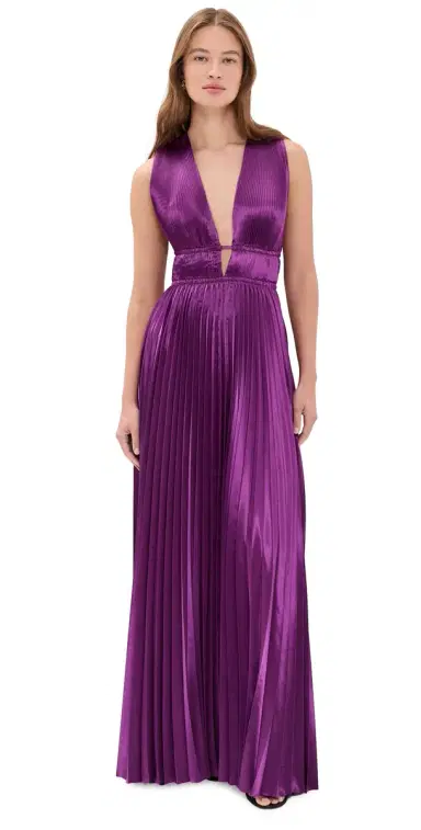 Ulla Johnson Lena Sleeveless Satin Gown | Thumbnail 1 Ulla Johnson Lena Sleeveless Satin Gown | Thumbnail 1