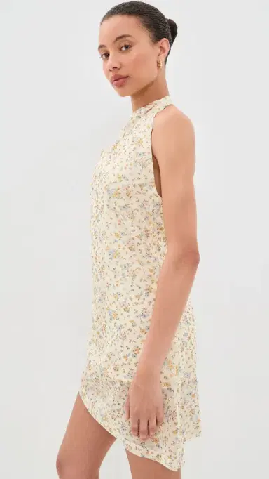 LIONESS oonlight Mini Dress Beige | Thumbnail 4 LIONESS oonlight Mini Dress Beige | Thumbnail 4