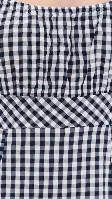 Splendid Gigi Gingham Midi Dress Navy/White | Thumbnail 6 Splendid Gigi Gingham Midi Dress Navy/White | Thumbnail 6