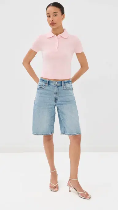 SIMKHAI Twila Cashmere Polo Bubblegum | Thumbnail 5 SIMKHAI Twila Cashmere Polo Bubblegum | Thumbnail 5