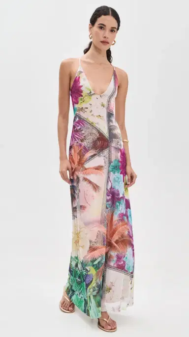 AFRM Romy Dress Vacation Tropic | Thumbnail 2 AFRM Romy Dress Vacation Tropic | Thumbnail 2
