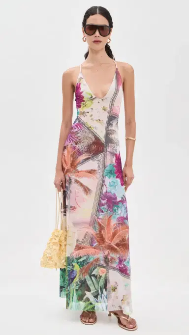 AFRM Romy Dress Vacation Tropic | Thumbnail 5 AFRM Romy Dress Vacation Tropic | Thumbnail 5