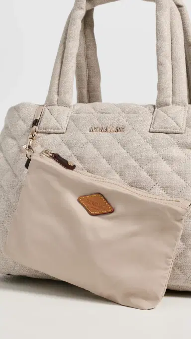 MZ Wallace Medium Metro City Tote Sandy Linen One Size | Thumbnail 5 MZ Wallace Medium Metro City Tote Sandy Linen One Size | Thumbnail 5