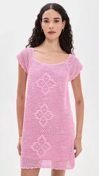 Cleobella Clementina Mini Dress Prism Pink | Thumbnail 2 Cleobella Clementina Mini Dress Prism Pink | Thumbnail 2