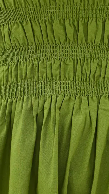 Pistola Bianca Shirred Bodice Dress ummer Green | Thumbnail 6 Pistola Bianca Shirred Bodice Dress ummer Green | Thumbnail 6