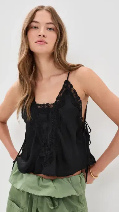 Free People Someone ike You Cami FP Black | Thumbnail 2 Free People Someone ike You Cami FP Black | Thumbnail 2