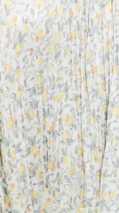 Vince Citrine Bloom Pleated Top | Thumbnail 6 Vince Citrine Bloom Pleated Top | Thumbnail 6
