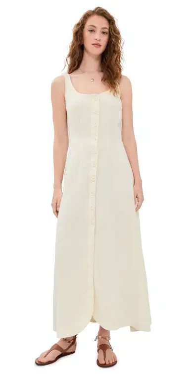 DL1961 Montauk inen Dress Crema inen (inen) | Thumbnail 1 DL1961 Montauk inen Dress Crema inen (inen) | Thumbnail 1