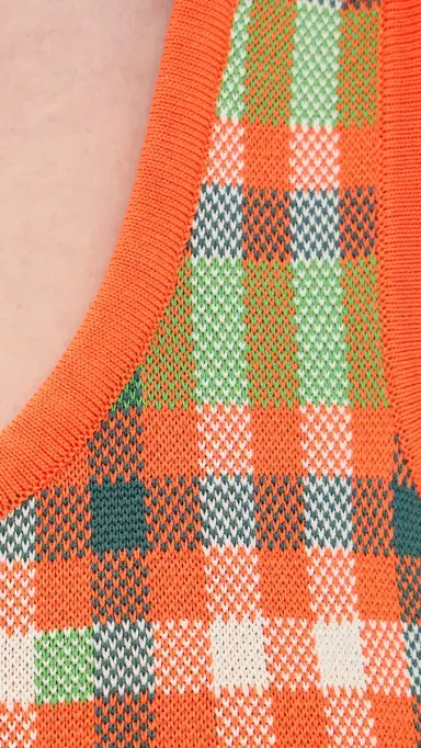 Staud Piazza Dress Villa Plaid S | Thumbnail 6 Staud Piazza Dress Villa Plaid S | Thumbnail 6