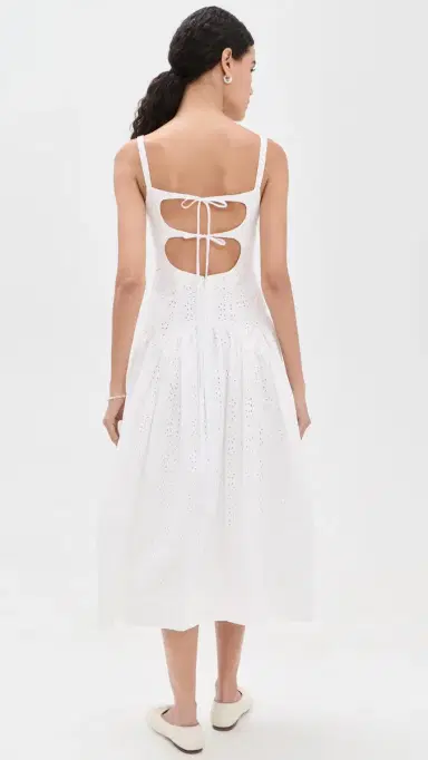 Sandy Liang Cricket Dress White | Thumbnail 3 Sandy Liang Cricket Dress White | Thumbnail 3