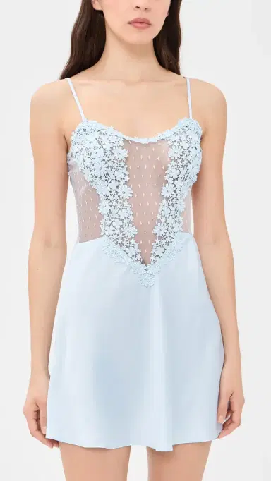 Flora Nikrooz Showstopper Chemise Ice Blue | Thumbnail 2 Flora Nikrooz Showstopper Chemise Ice Blue | Thumbnail 2