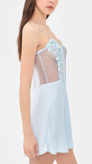 Flora Nikrooz Showstopper Chemise Ice Blue | Thumbnail 4 Flora Nikrooz Showstopper Chemise Ice Blue | Thumbnail 4