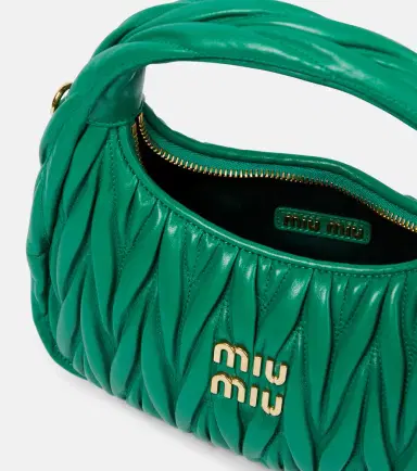 Miu Miu Miu Wander matelassé shoulder bag | Thumbnail 3 Miu Miu Miu Wander matelassé shoulder bag | Thumbnail 3