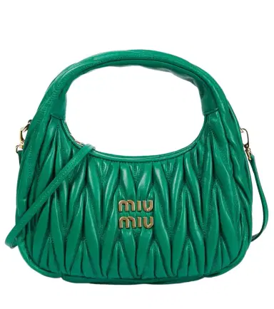 Miu Miu Miu Wander matelassé shoulder bag | Thumbnail 1 Miu Miu Miu Wander matelassé shoulder bag | Thumbnail 1