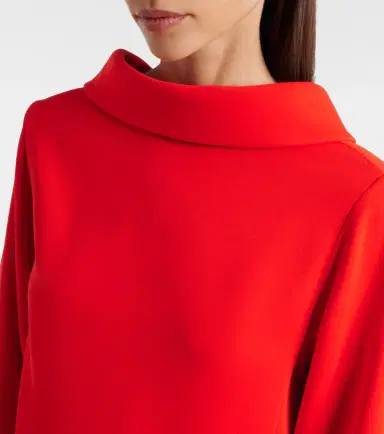 Balenciaga Caped silk and wool crêpe maxi dress | Thumbnail 6 Balenciaga Caped silk and wool crêpe maxi dress | Thumbnail 6