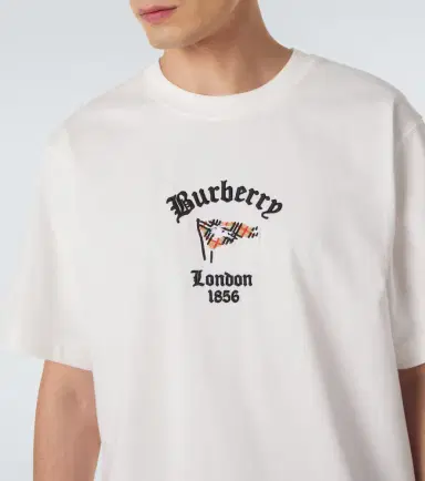 Burberry Embroidered cotton jersey T-shirt | Thumbnail 5 Burberry Embroidered cotton jersey T-shirt | Thumbnail 5