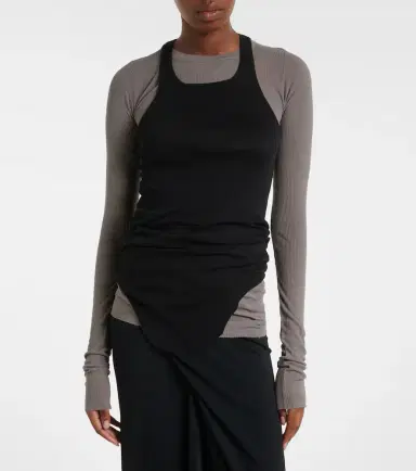 Rick Owens Cotton jersey tank top | Thumbnail 2 Rick Owens Cotton jersey tank top | Thumbnail 2